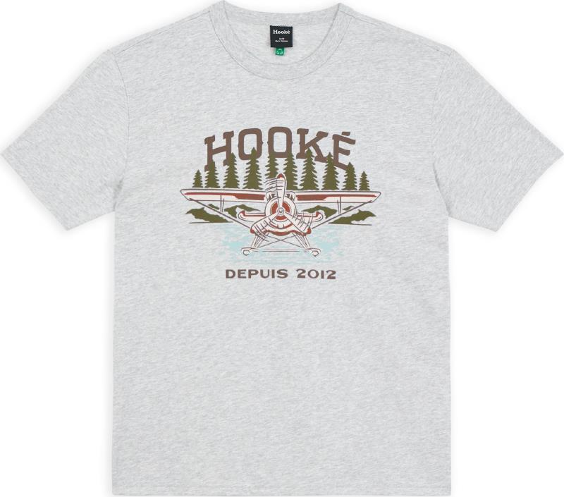 Bushplane T-Shirt - Mens - Heather Grey 1