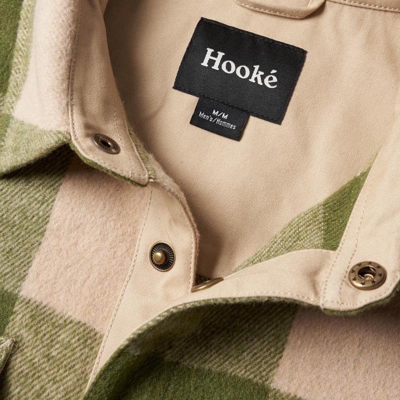 Canadian Overshirt - Mens - Calla Green / Tan 4