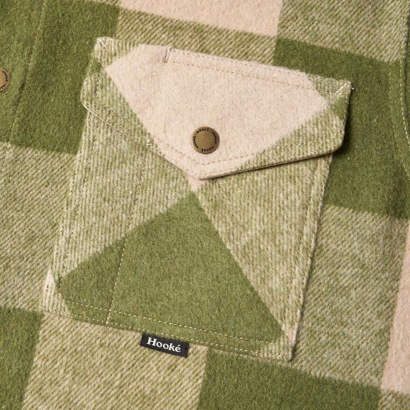 Canadian Overshirt - Mens - Calla Green / Tan 3
