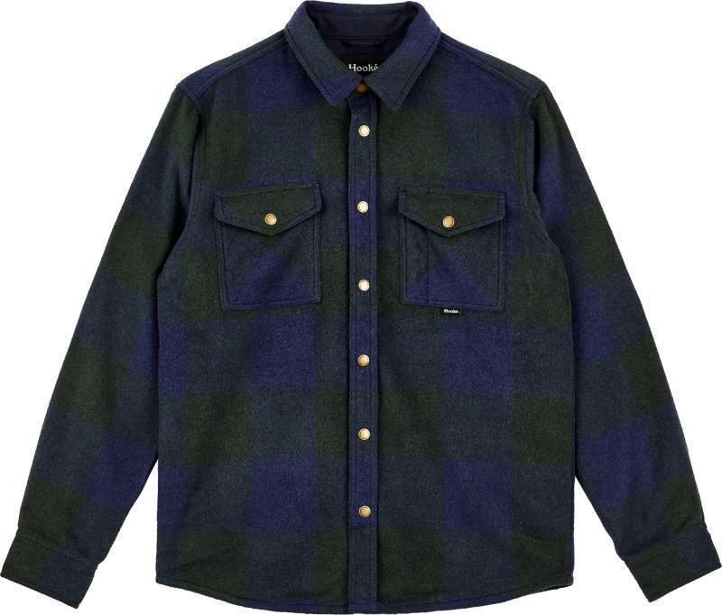Canadian Overshirt - Mens - Navy / Forest Green 1