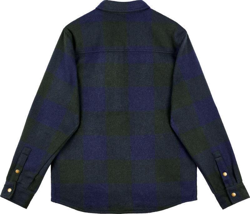 Canadian Overshirt - Mens - Navy / Forest Green 2