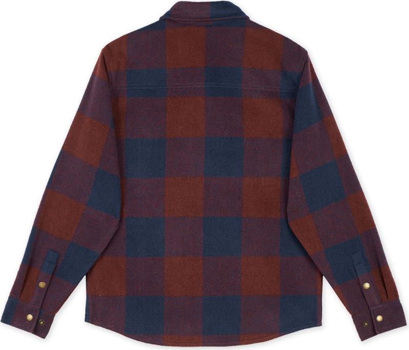 Canadian Overshirt - Mens - Navy / Red Wine 2