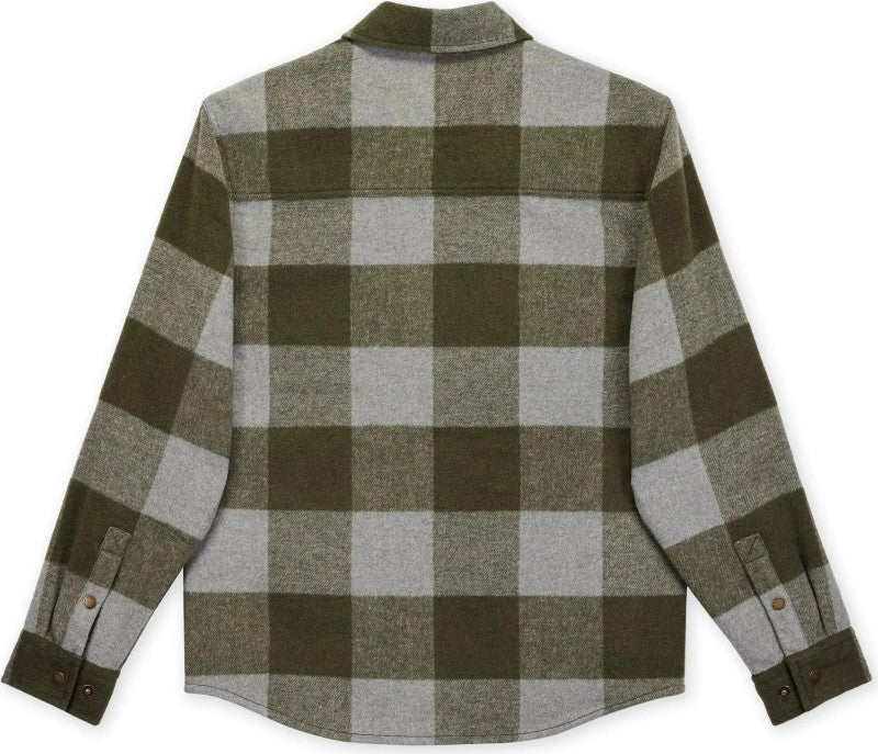Canadian Overshirt - Mens - dark olive / grey 1