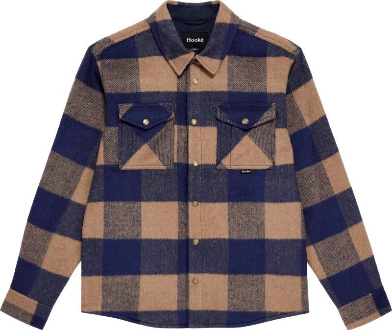 Canadian Overshirt - Mens - navy / maple brown 1