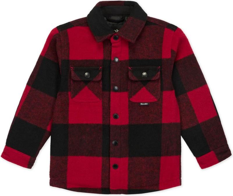 Canadian Overshirt - Mens - red / black 1