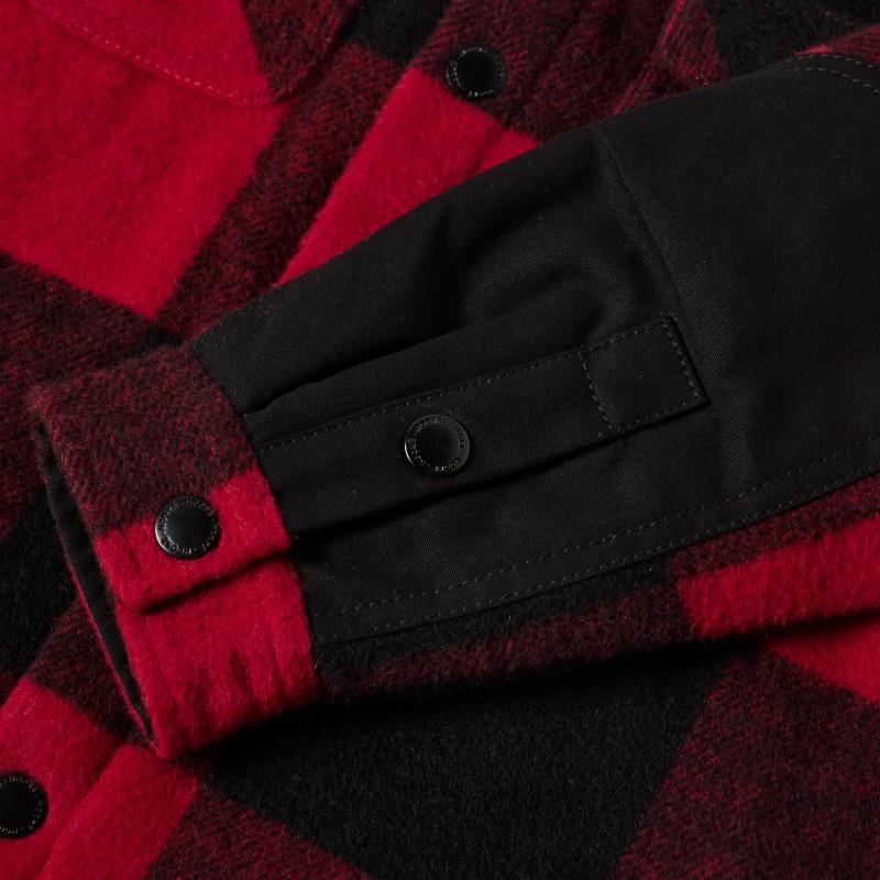 Canadian Overshirt - Mens - red / black 1