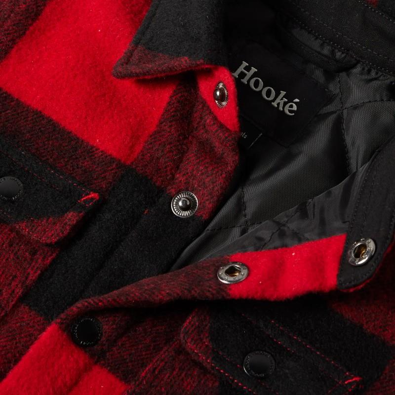 Canadian Overshirt - Mens - red / black 1