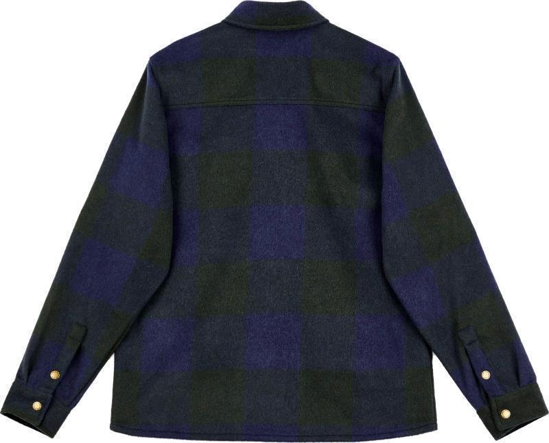 Canadian Overshirt - Womens - Navy / Forest Green 2
