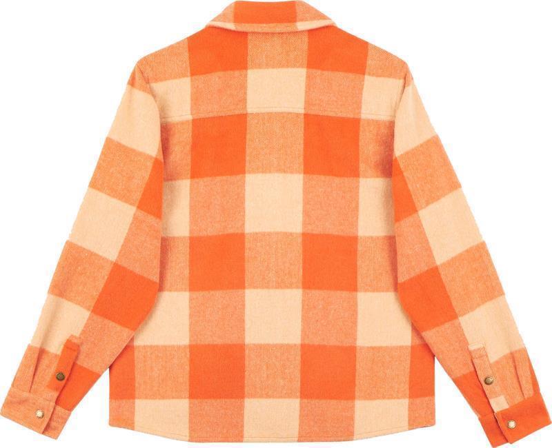 Canadian Overshirt - Womens - Orange / Apricot Cream 2