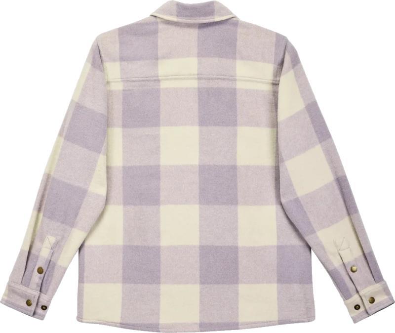 Canadian Overshirt - Womens - lavender grey / cream 1