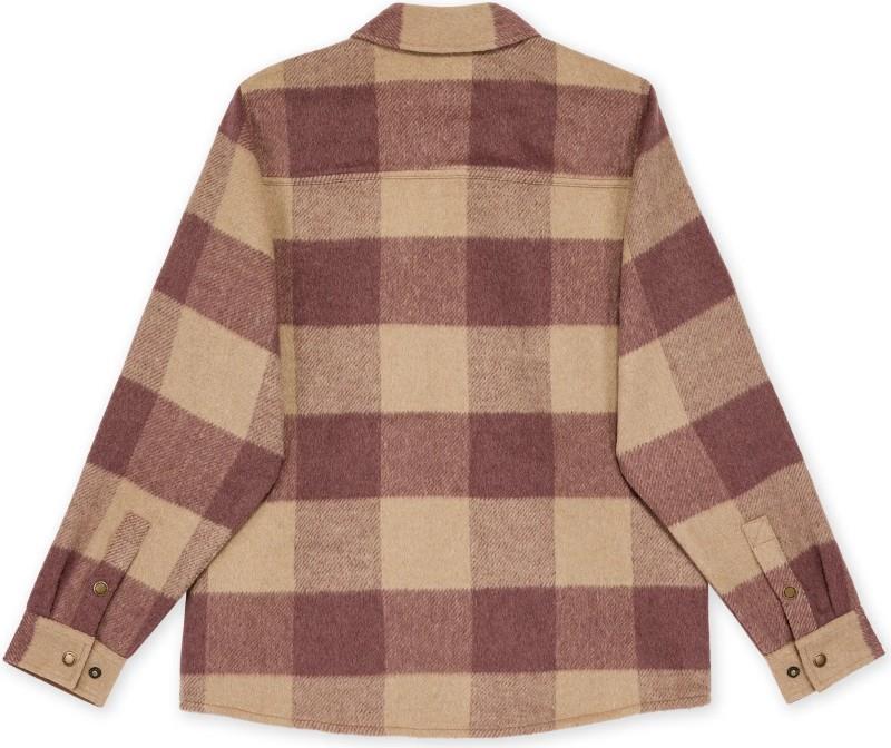 Canadian Overshirt - Womens - tan / root beer 1