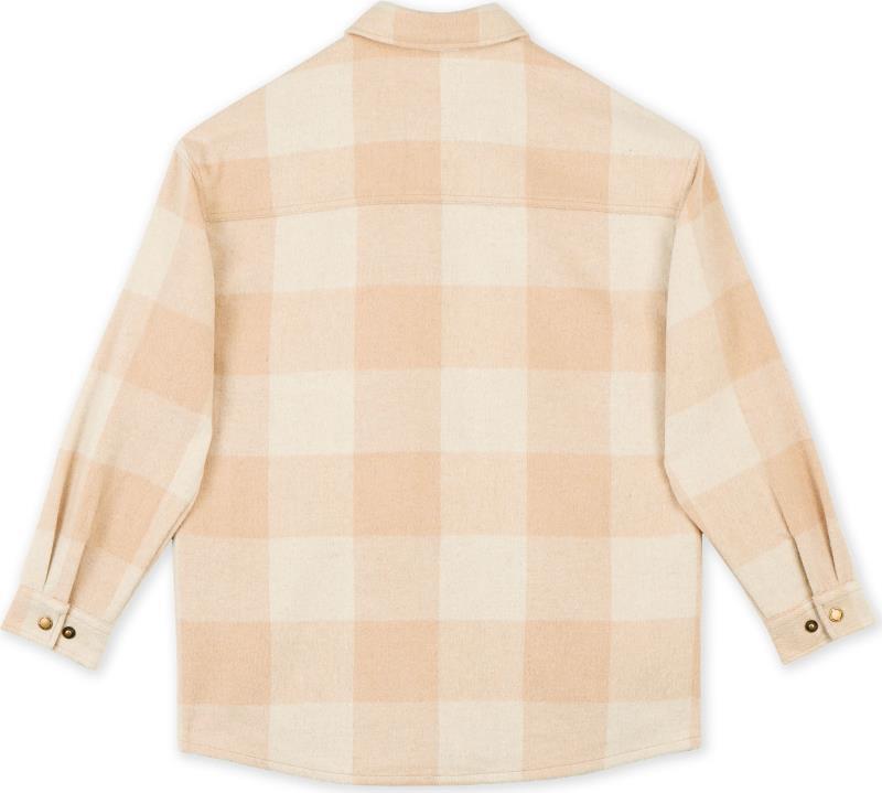 Canadian Oversized Shirt - Womens - Oatmeal / Tan 2