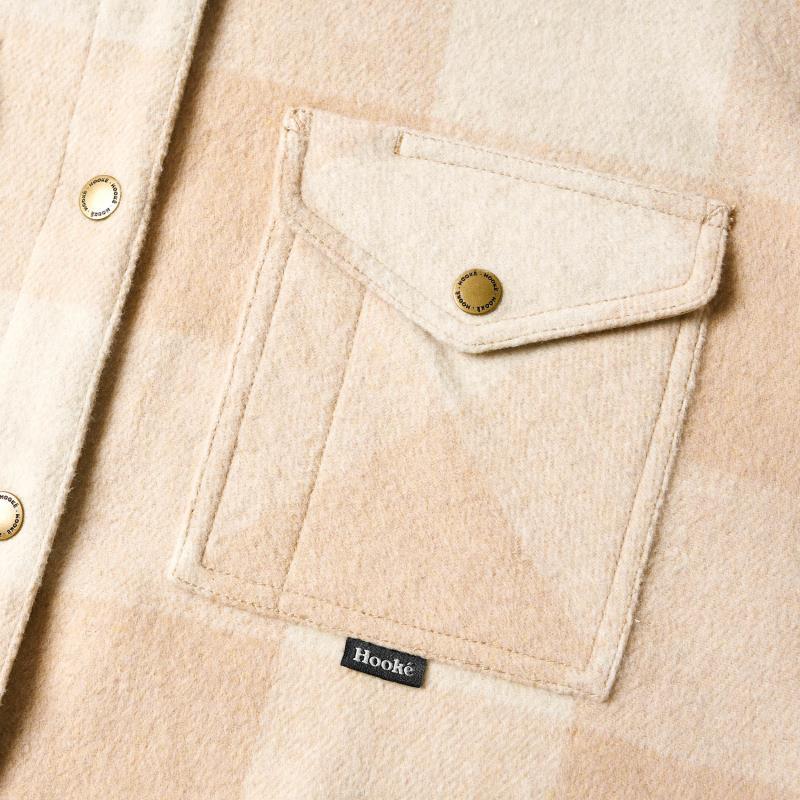 Canadian Oversized Shirt - Womens - Oatmeal / Tan 3