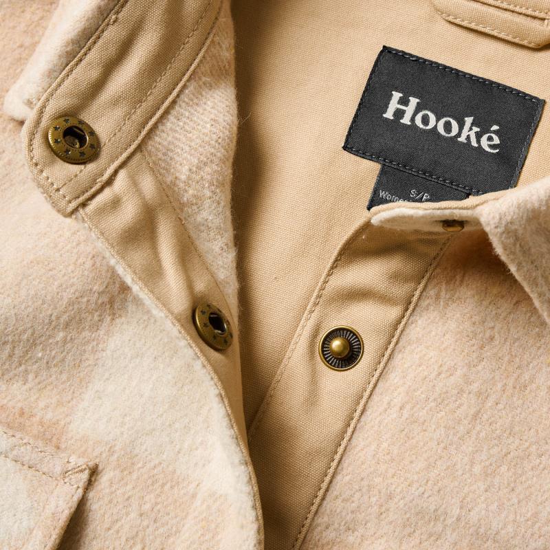 Canadian Oversized Shirt - Womens - Oatmeal / Tan 4