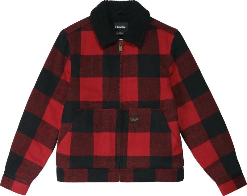 Canadian Pile Work Jacket - Womens - red / black 1