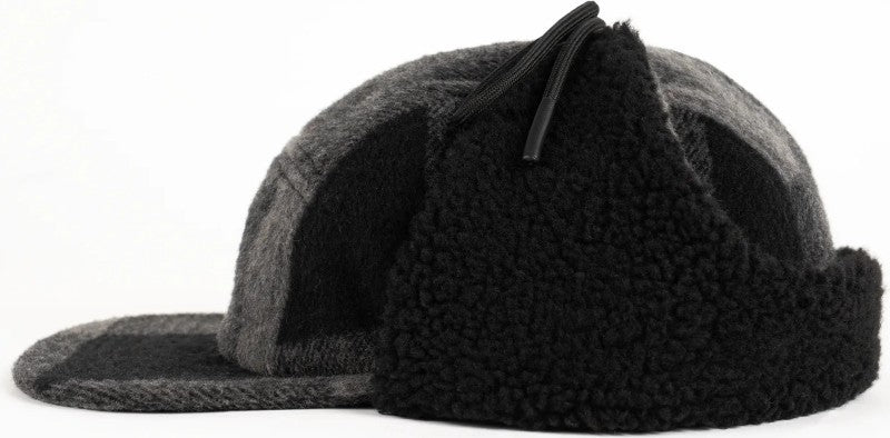 Canadian Winter Cap - charcoal / black 1