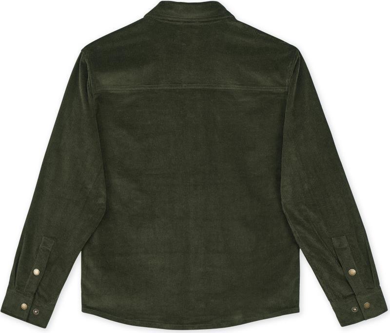 Corduroy Overshirt - Mens - Dark Green 2