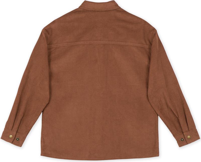 Corduroy Overshirt - Womens - Pecan Brown 2