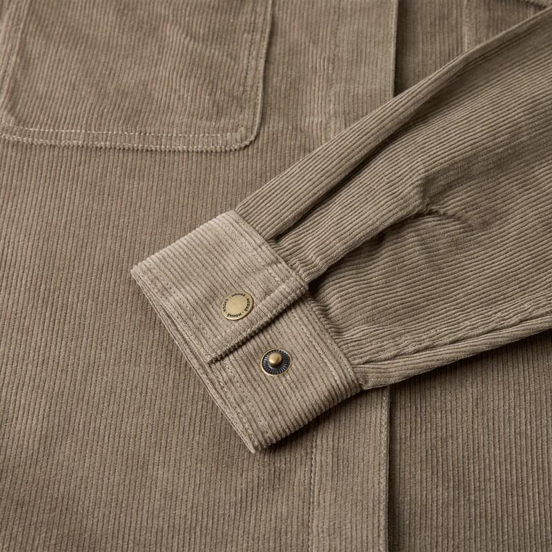 Corduroy Overshirt - Womens - elm 1