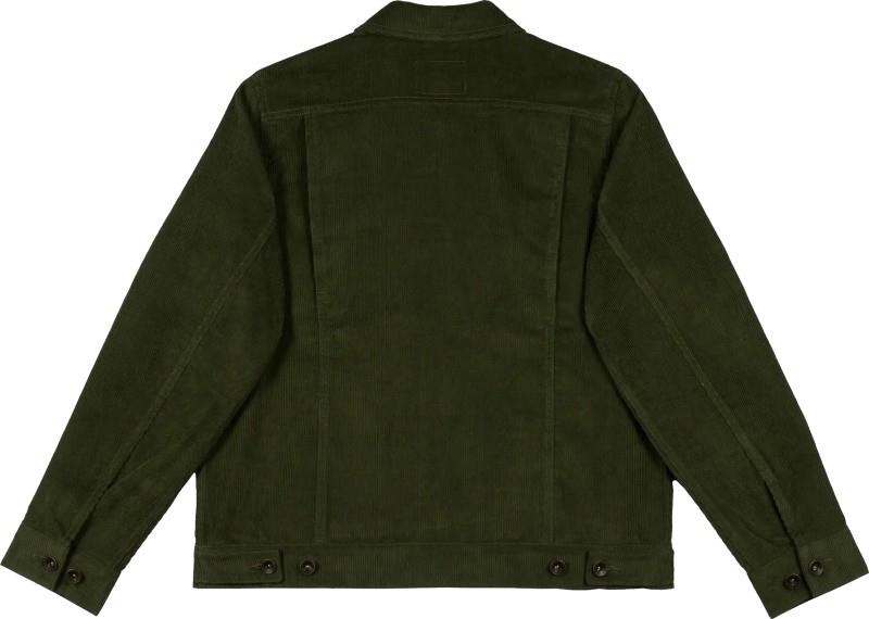 Corduroy Trucker Work Jacket - Womens - calla green 1