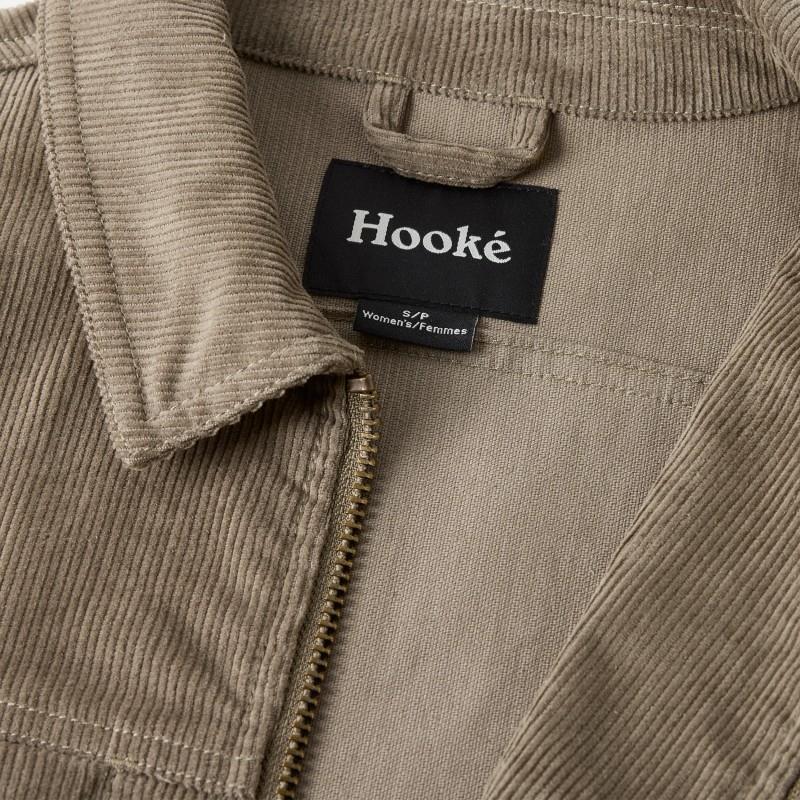 Corduroy Trucker Work Jacket - Womens - elm 1