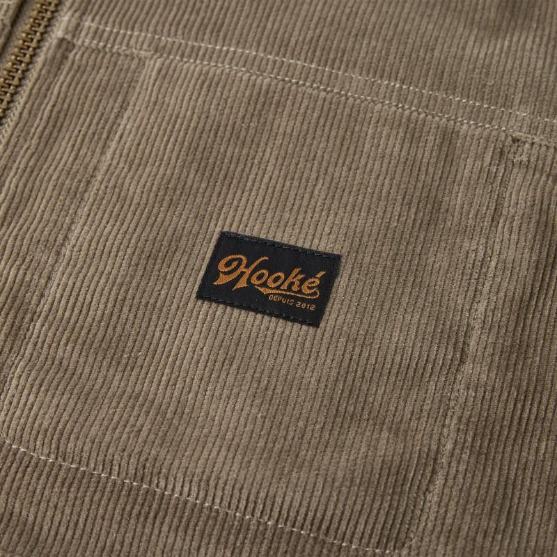 Corduroy Trucker Work Jacket - Womens - elm 1