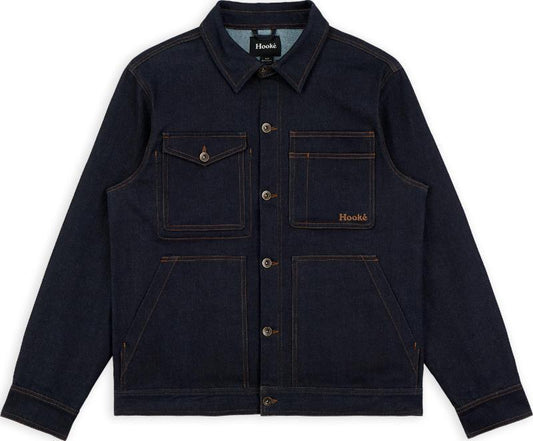 Denim Trucker Work Jacket - Mens - Blue Denim 1