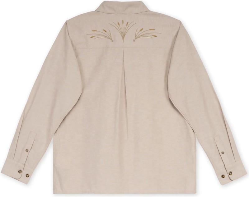 Dragonfly Chambray Shirt - Womens - sand 1