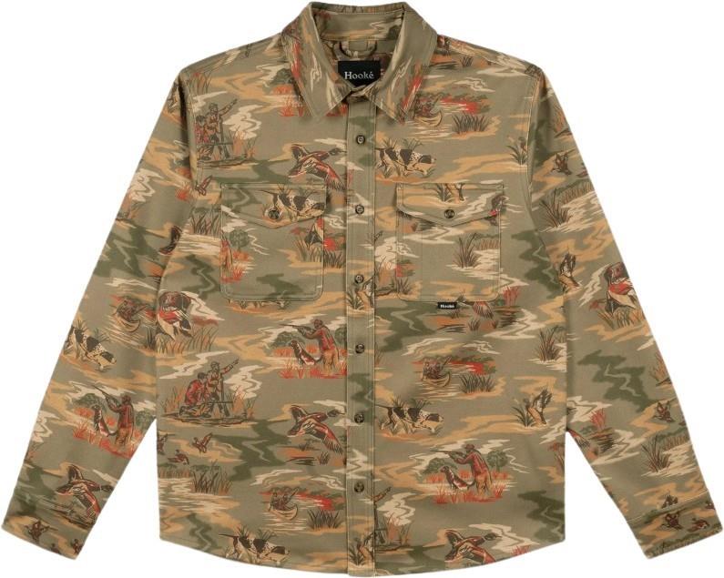 Duck Hunting Flannel Shirt - Mens - khaki green 1