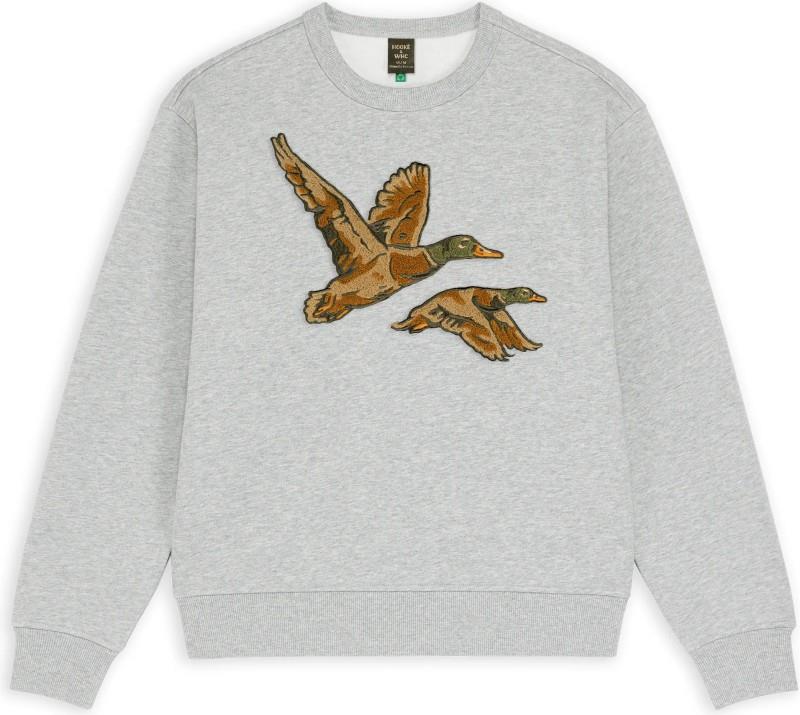 Elk River Montains Crew Neck - Womens - heather grey 1