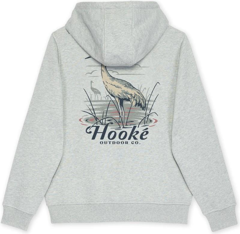 Elk River Mountains Hoodie - Womens - heather grey 1
