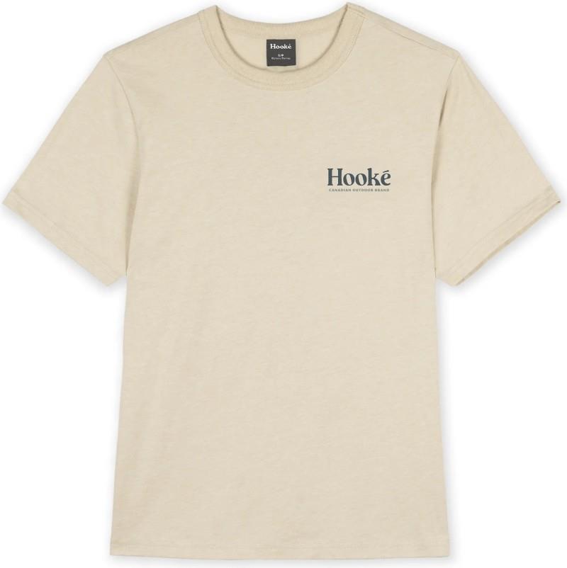 Elk River Mountains T-Shirt - Womens - heather oatmeal 1