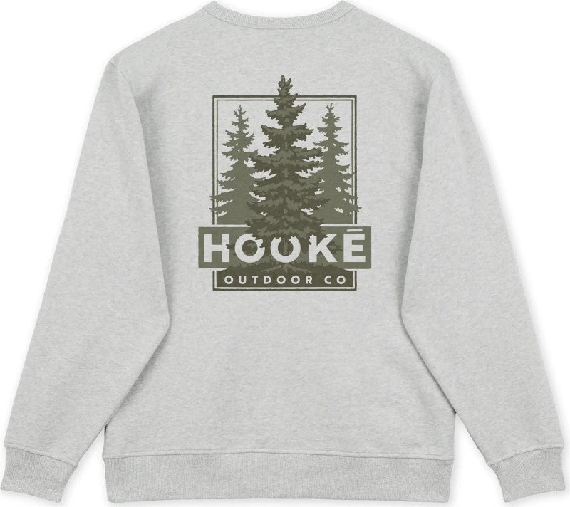 Evergreen Crewneck  - Mens - heather grey 1