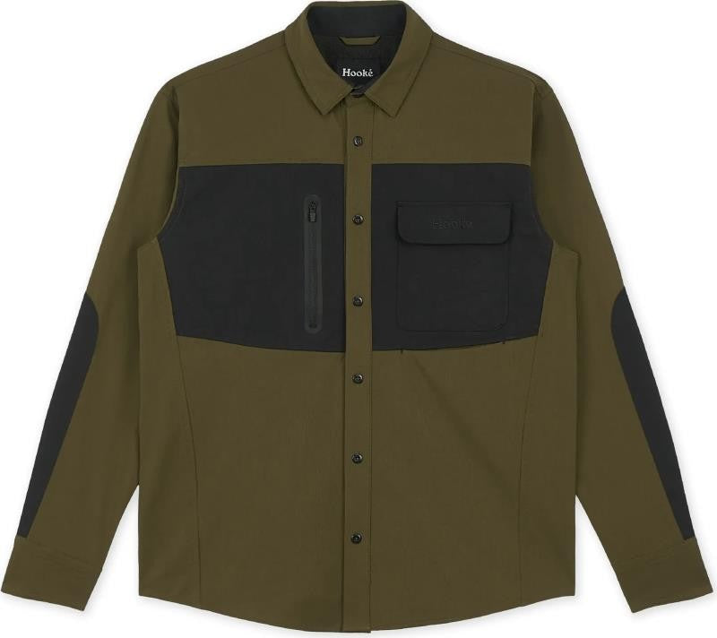 Field Shirt - Mens - dark olive / black 1