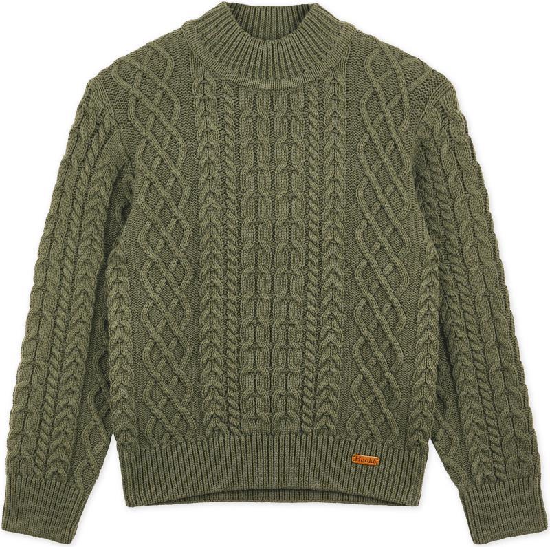 Fisherman Sweater - Mens - Burnt Olive 1