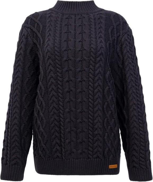 Fisherman Sweater - Womens - Navy 1