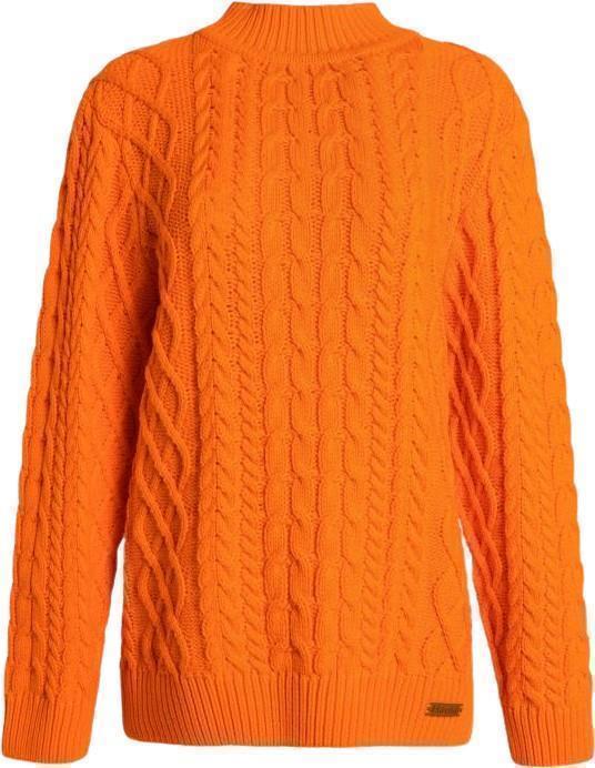 Fisherman Sweater - Womens - Orange 1