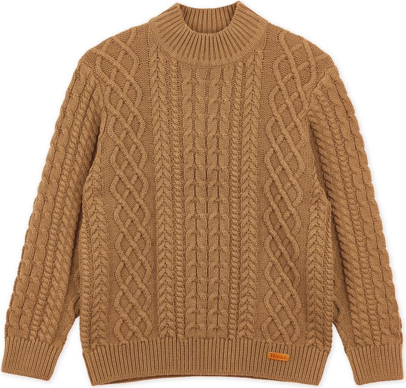 Fisherman Sweater - Womens - Tan 1
