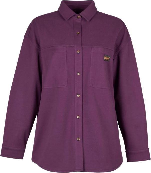 Fjord Oversized Shirt - Womens - Eggplant 1