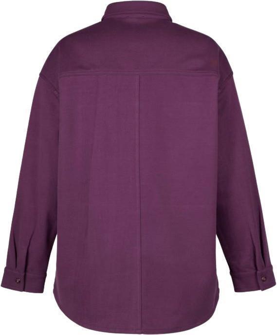 Fjord Oversized Shirt - Womens - Eggplant 2