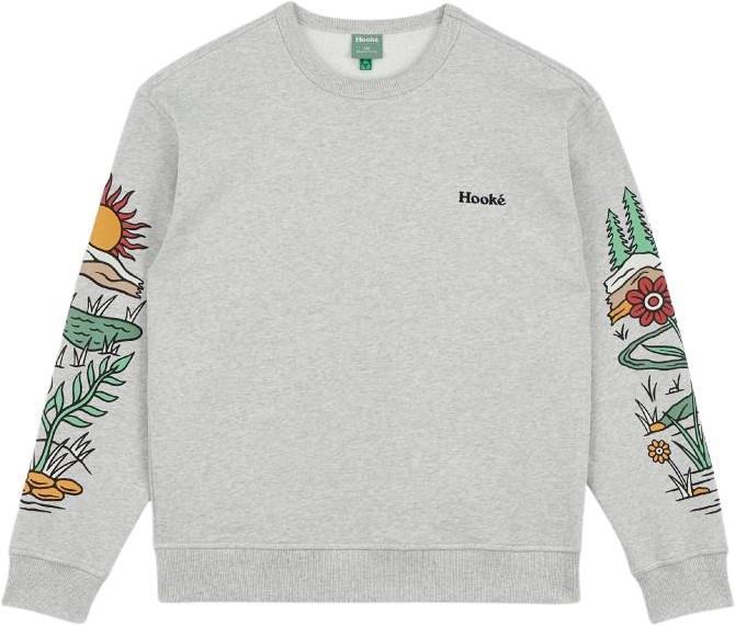 Flourishing Crewneck - Womens - Heather Grey 1