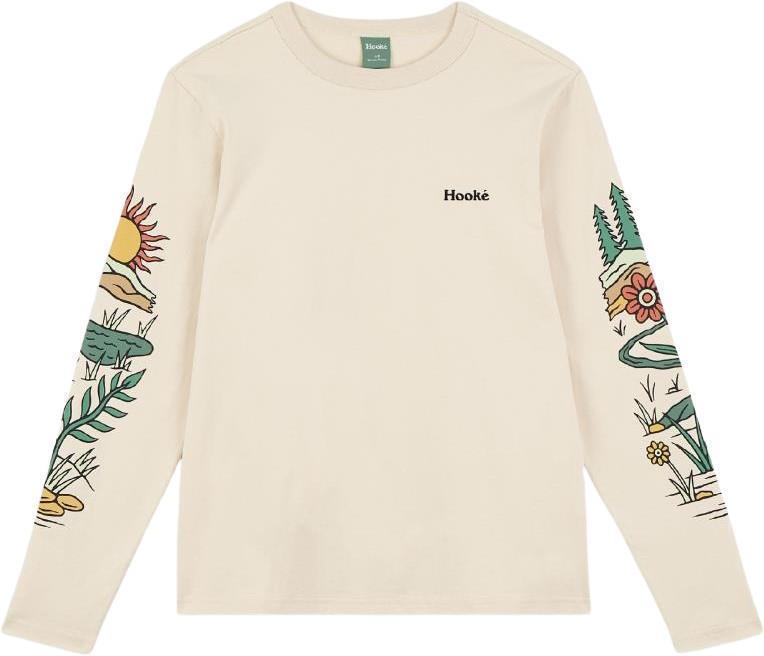 Flourishing LS Tee - Womens - Oatmeal 1