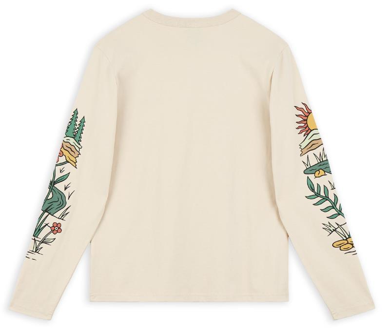 Flourishing LS Tee - Womens - Oatmeal 2