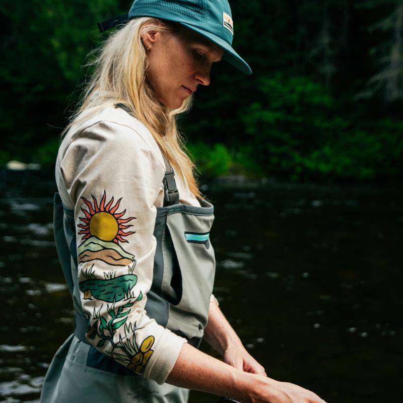 Flourishing LS Tee - Womens - Oatmeal 5