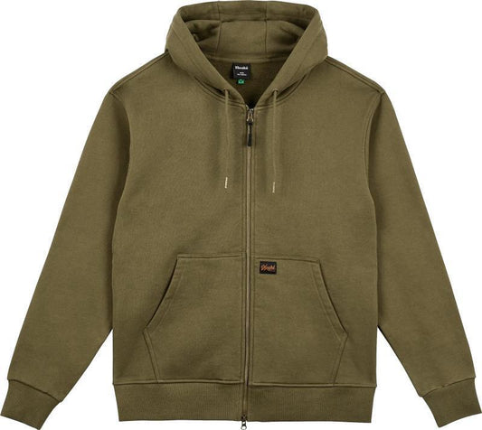 Full-Zip Hoodie - Mens - Burnt Olive 1