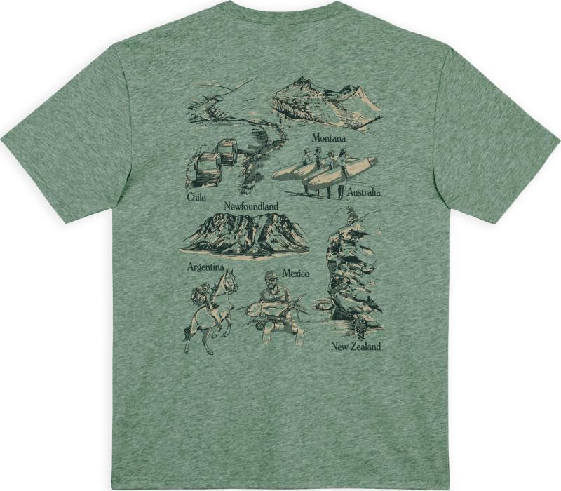 Go Outside T-Shirt - Mens - Heather Sage 2