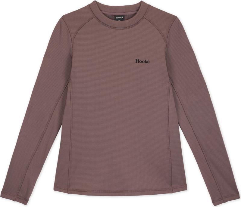 Grid Base Layer Crewneck - Womens - Dark Fig 1