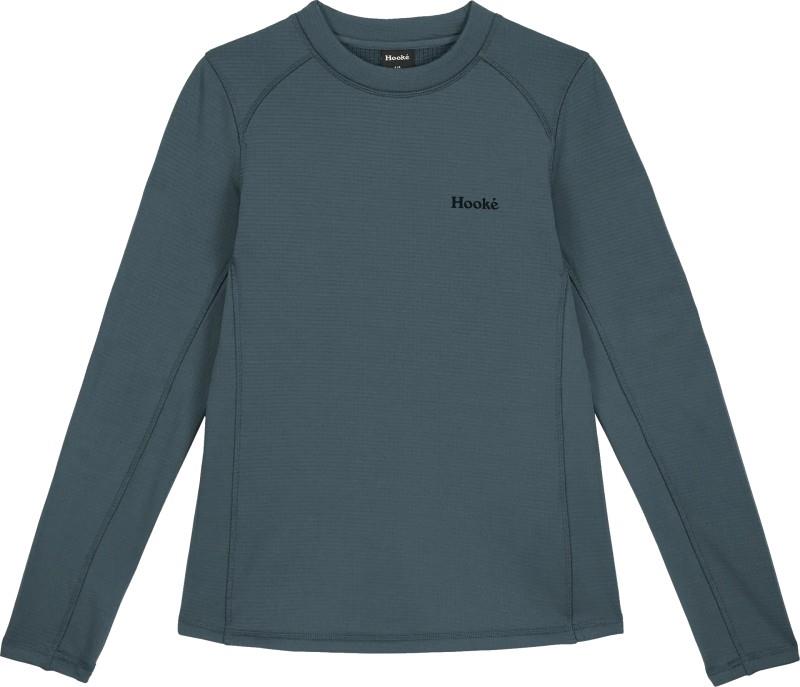 Grid Base Layer Crewneck - Womens - dark slate 1