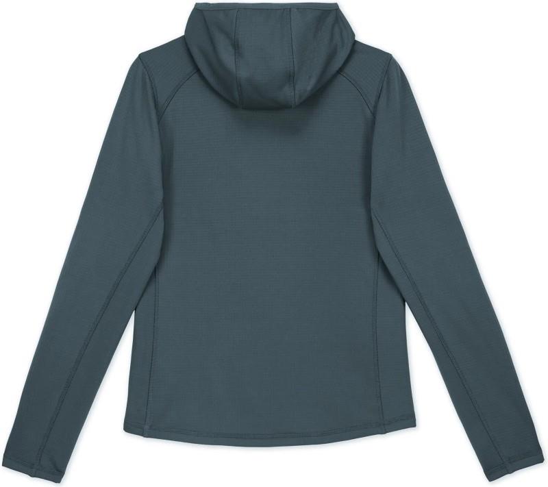 Grid Base Layer Hoodie - Womens - dark slate 1