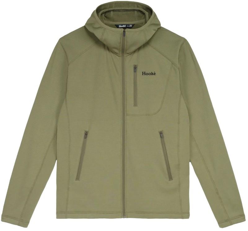 Grid Full-Zip Hoodie - Mens - burnt olive 1